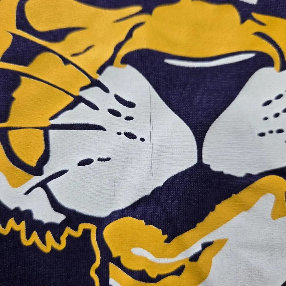 Mens Nike DriFit LSU Tigers Short Sleeve T Shirt Purple Medium Mike The Tiger